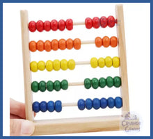 Carregar imagem no visualizador da galeria, ábaco Madeira 1 Ano Ou + Com 15cm 50 Argolas - abaco 15 cm