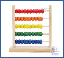 Carregar imagem no visualizador da galeria, ábaco Madeira 1 Ano Ou + Com 15cm 50 Argolas - abaco 15 cm