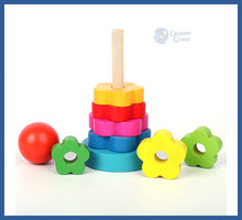 Carregar imagem no visualizador da galeria, Brinquedos De Bebê Educativos Montessori - torre e