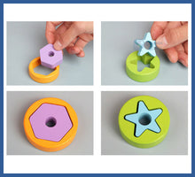 Carregar imagem no visualizador da galeria, Brinquedos De Bebê Educativos Montessori - torre e