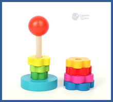 Carregar imagem no visualizador da galeria, Brinquedos De Bebê Educativos Montessori - torre e