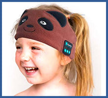 Carregar imagem no visualizador da galeria, Fone De Ouvido Bluetooth Infantil De Pelúcia - faixa