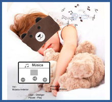 Carregar imagem no visualizador da galeria, Fone De Ouvido Bluetooth Infantil De Pelúcia - faixa