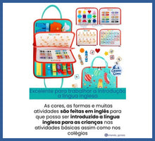 Carregar imagem no visualizador da galeria, Maleta De Aprendizagem Sensorial®- 70 Atividades - Maleta