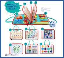 Carregar imagem no visualizador da galeria, Maleta De Aprendizagem Sensorial®- 70 Atividades - Maleta