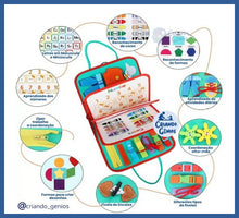 Carregar imagem no visualizador da galeria, Maleta De Aprendizagem Sensorial®- 70 Atividades - Maleta