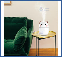 Carregar imagem no visualizador da galeria, Nano Umidificador Ultrassônico Kawaii Névoa e Luz