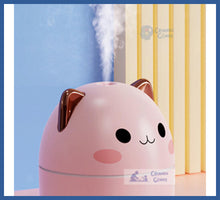 Carregar imagem no visualizador da galeria, Nano Umidificador Ultrassônico Kawaii Névoa e Luz
