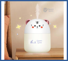 Carregar imagem no visualizador da galeria, Nano Umidificador Ultrassônico Kawaii Névoa e Luz