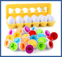 Carregar imagem no visualizador da galeria, Ovos Mágicos Educativo De Montar e Desmontar - 12 Ovos