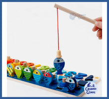 Carregar imagem no visualizador da galeria, Placa Montessori 5 Em 1 - Ábaco Montessori Completo Ábaco