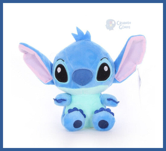 Ursinho Stitch Pelúcia Kawaii Ventosa e 2 Cores 20cm