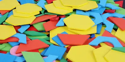 Tangram Big Kit Educativo Com 250 Peças Em Madeira