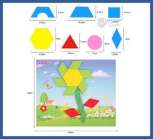 Carregar imagem no visualizador da galeria, Tangram Big Kit Educativo Com 250 Peças Em Madeira
