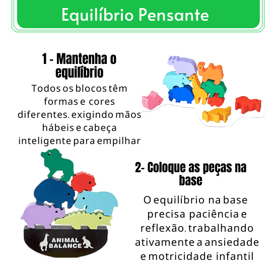 Jogo De Equilibio Infantil - Equilíbrio Pensante