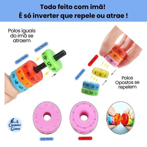 Fidget Tabuada Magnética®- Matemática Fácil