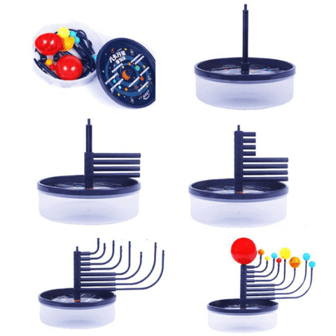 Modelo De Sistema Solar Kit Com 8 Planetas - Diy