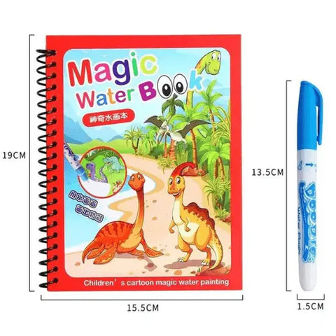 Caderno De Desenho Mágico - Desenho Com água