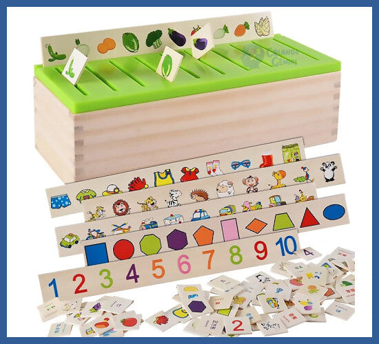 Caixa De Classificação Montessori Exploração Infinita