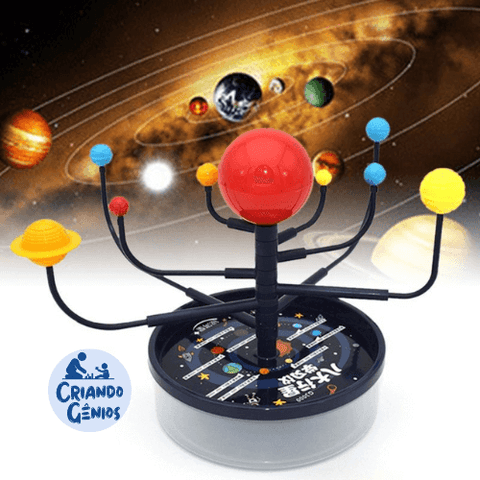 Modelo De Sistema Solar Kit Com 8 Planetas - Diy