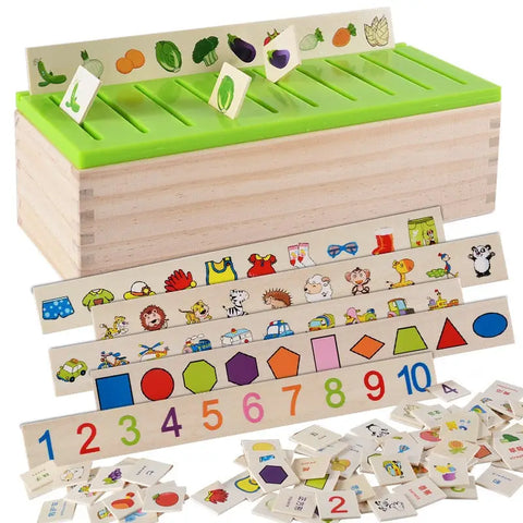 Caixa De Classificação Montessori Exploração Infinita