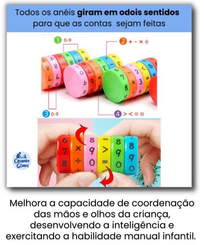 Fidget Tabuada Magnética®- Matemática Fácil