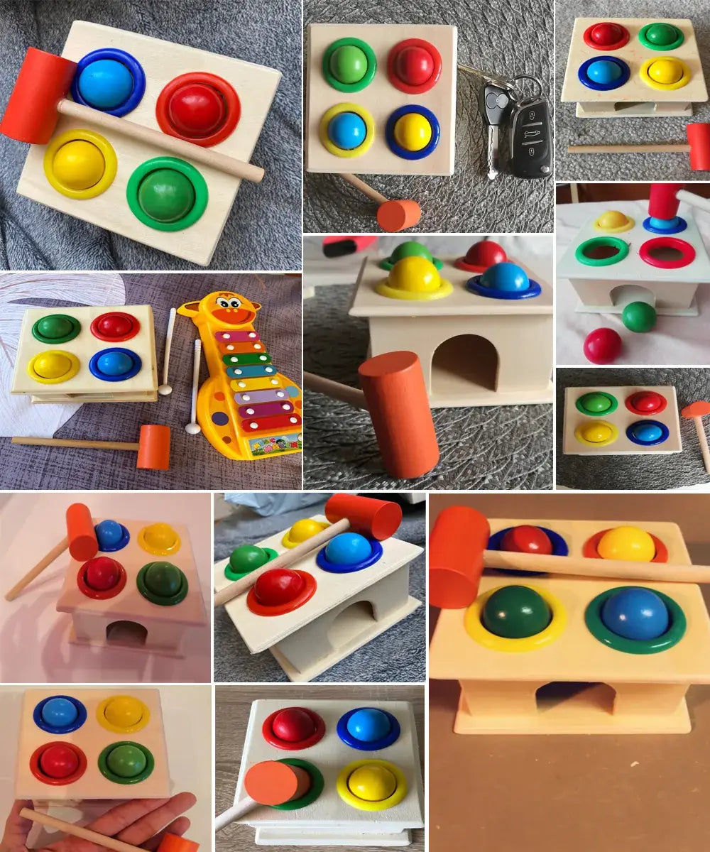 Brinquedo Cognitivo Bola e Martelo