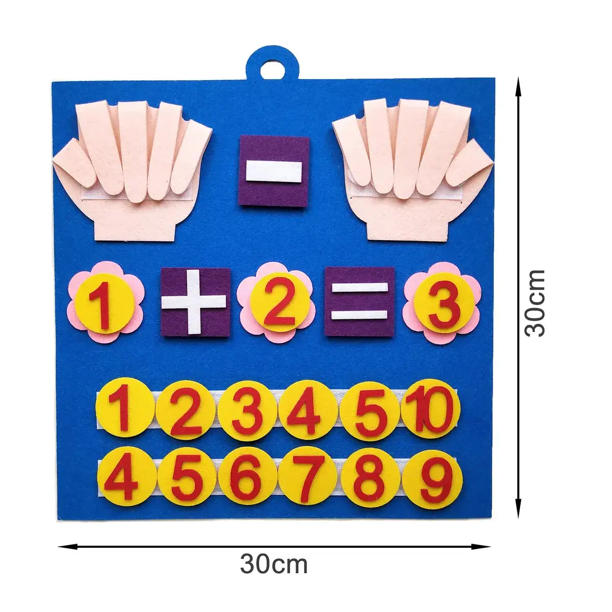 Aprendendo a Contar - Placa Montessouri