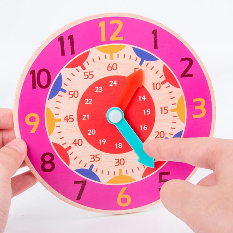 Relógio Montessori - Aprenda As Horas Brincando