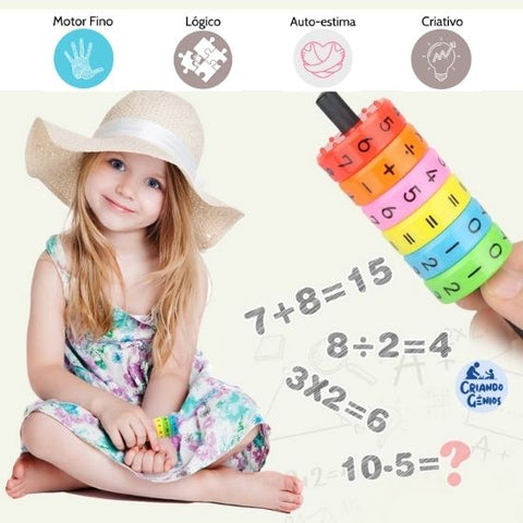 Fidget Tabuada Magnética®- Matemática Fácil
