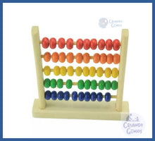 Carregar imagem no visualizador da galeria, ábaco Madeira 1 Ano Ou + Com 15cm 50 Argolas - abaco 15 cm
