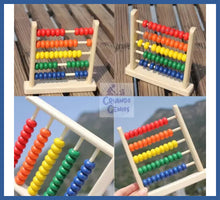 Carregar imagem no visualizador da galeria, ábaco Madeira 1 Ano Ou + Com 15cm 50 Argolas - abaco 15 cm
