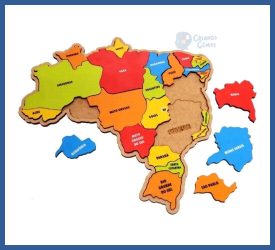 Jogo De Montar Mapa Do Brasil - mapa brasil Jogo De Montar