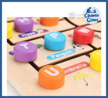 Carregar imagem no visualizador da galeria, Aprender No Labirinto Cognitivo Montessori - Letras
