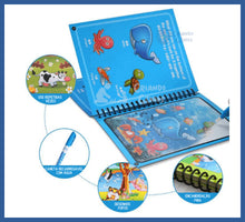 Carregar imagem no visualizador da galeria, Caderno De Desenho Mágico - Desenho Com água - desenho
