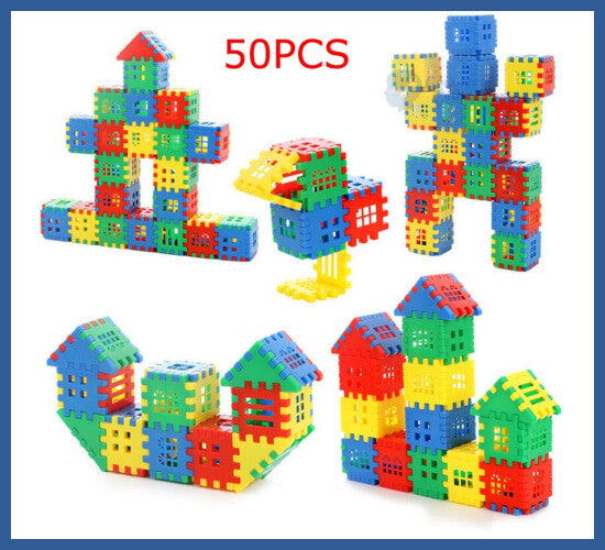 Blocos De Construção- Imaginação - 50pcs - Brinquedos