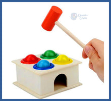 Carregar imagem no visualizador da galeria, Brinquedo Cognitivo Bola e Martelo - bate martelo Brinquedo

