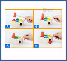 Carregar imagem no visualizador da galeria, Brinquedo Cognitivo Bola e Martelo - bate martelo Brinquedo
