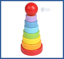 Carregar imagem no visualizador da galeria, Brinquedos De Bebê Educativos Montessori - torre e
