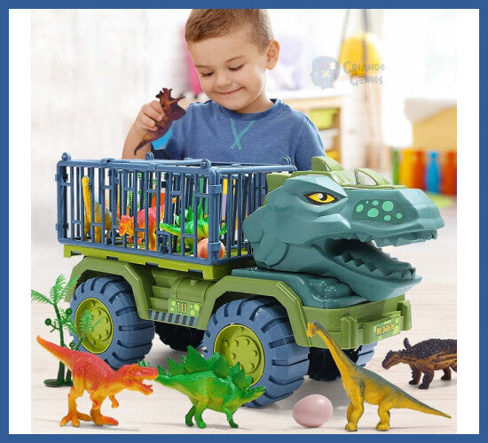 Carrinho Dinossauro Rex - Conjunto De Diversão Educacional