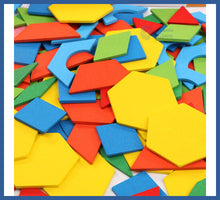 Carregar imagem no visualizador da galeria, Tangram Big Kit Educativo Com 250 Peças Em Madeira
