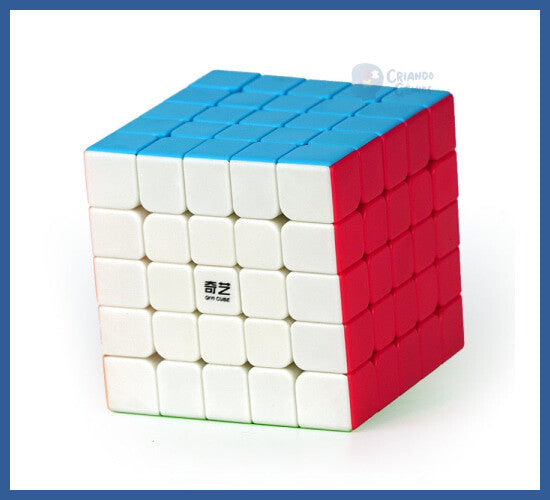Cubo Mágico 5x5 - Cubo Profissional Rubik - 5x5 Claro