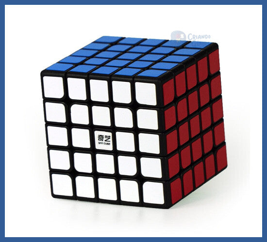 Cubo Mágico 5x5 - Cubo Profissional Rubik - 5x5 Escuro