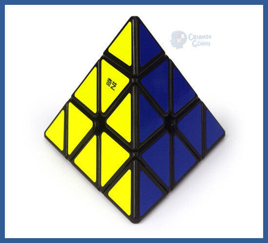 Cubo Rubik Piramidal - Triangular Escuro - cubo piramidal