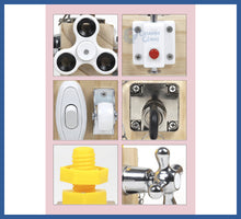 Carregar imagem no visualizador da galeria, Cubo Sensorial Cognitivo De Atividades Para Vida - Cubo
