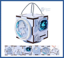 Carregar imagem no visualizador da galeria, Cubo Sensorial Educacional Em Madeira Com Alças - cubo
