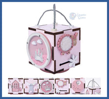 Carregar imagem no visualizador da galeria, Cubo Sensorial Educacional Em Madeira Com Alças - cubo
