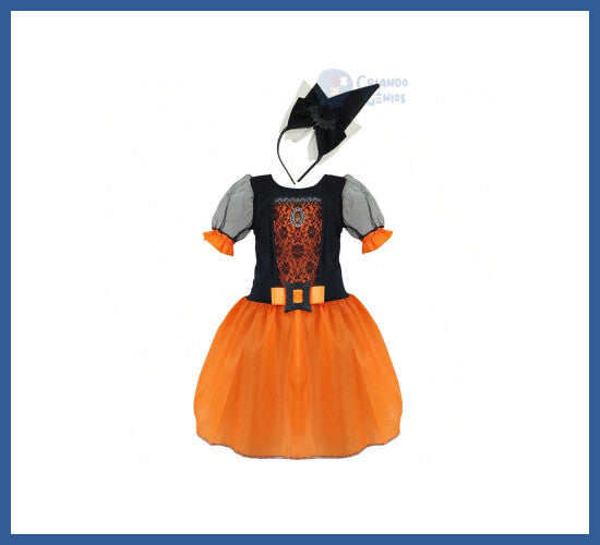 Fantasia Infantil Bruxinha Halloween Carnaval Menina