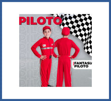 Carregar imagem no visualizador da galeria, Fantasia Piloto Formula 1 - 4 Ao 12 - P - Fantasias
