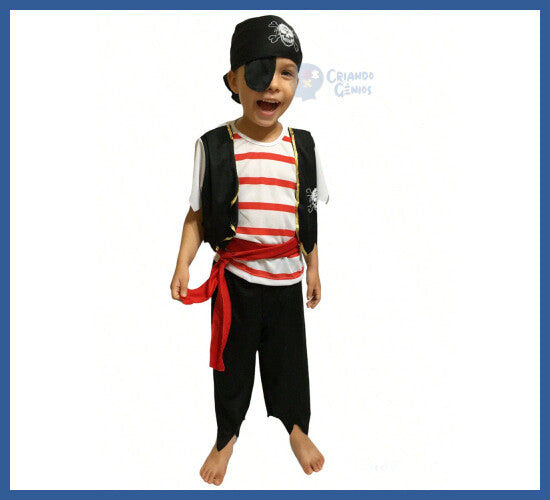 Fantasia Pirata Roupa De Pirata Infantil Menino Carnaval